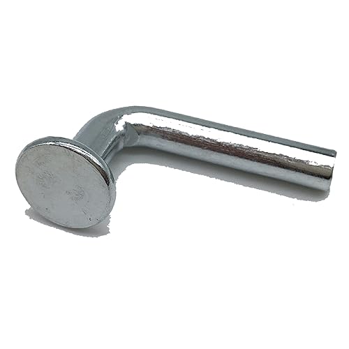 Perno de seguridad para estante de paleta, sombrero plano 0.570 pulgadas (0.571 in), ancho 0.275 pulgadas (0.276 in), altura 1.970 pulgadas (1.969