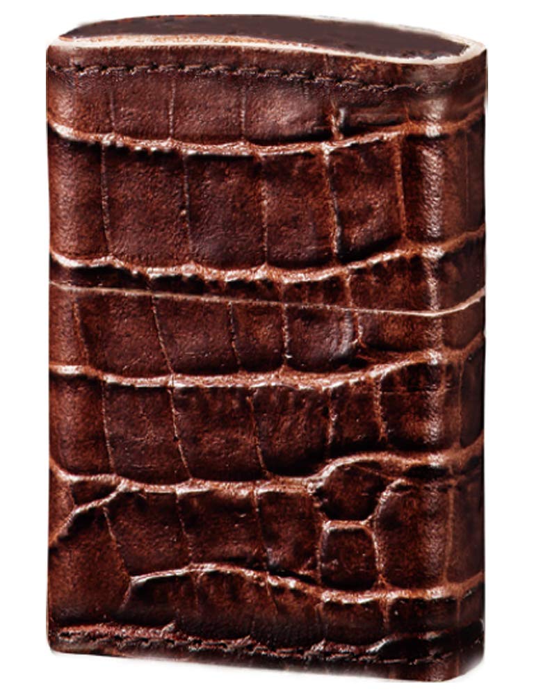 Amazon.co.jp: ZIPPO(ジッポー) ライター ブラウン 革巻き 