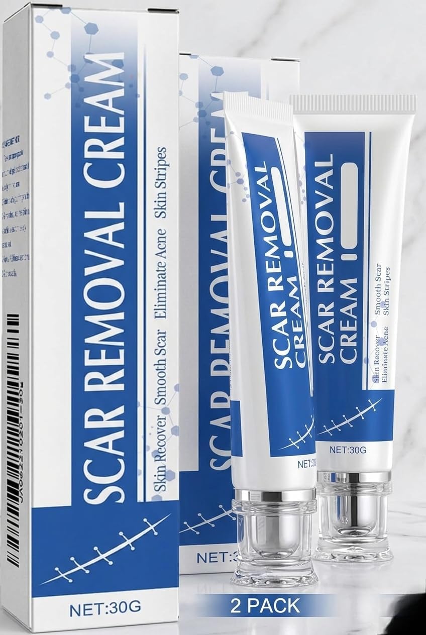 Advanced Scar Removal Cream & Silicone Gel Treatment for Surgical Keloids & Stretch Marks Repair Gel for Old & New Face & Body Use (2)-image-7