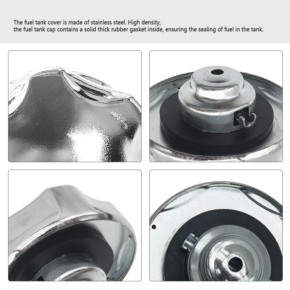 TRRパパ Amazon.com: 17620-Z4H-900 Metal Gas Cap King Size Fit for