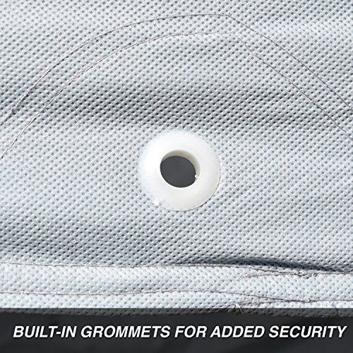 Image of Budge TB-4X Lite Truck Cover Indoor, Dustproof, UV Resistant Truck Cover Fits Full Size Trucks up to 249 inch L x 70 inch W x 60 inch H, Gray
