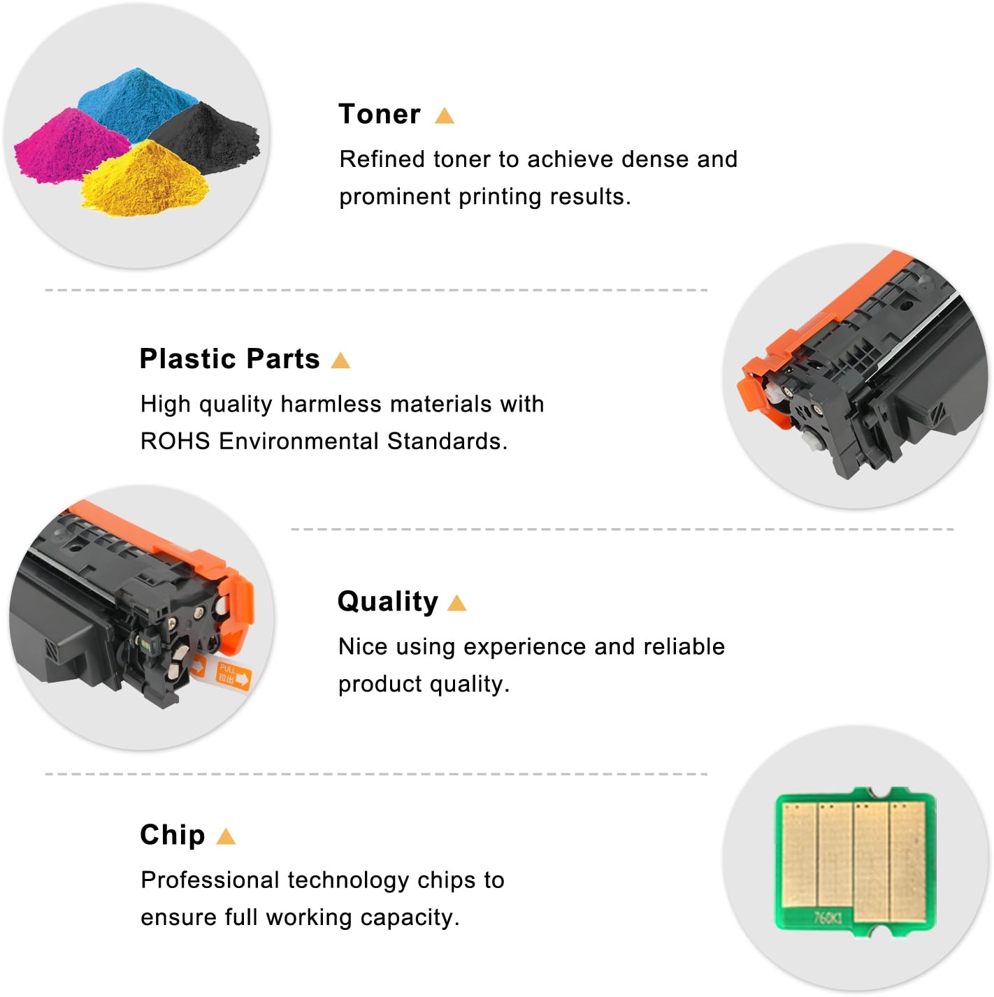 069H 069 Cartuccia Toner Compatibile per Canon i-SENSYS MF752Cdw MF754Cdw | Cartridge 069H per LBP673Cdw LBP674Cdw LBP674Cx MF751Cdw MF753Cdw MF756Cx MF755Cdw Series Stampante Nero Ciano Giallo Magenta