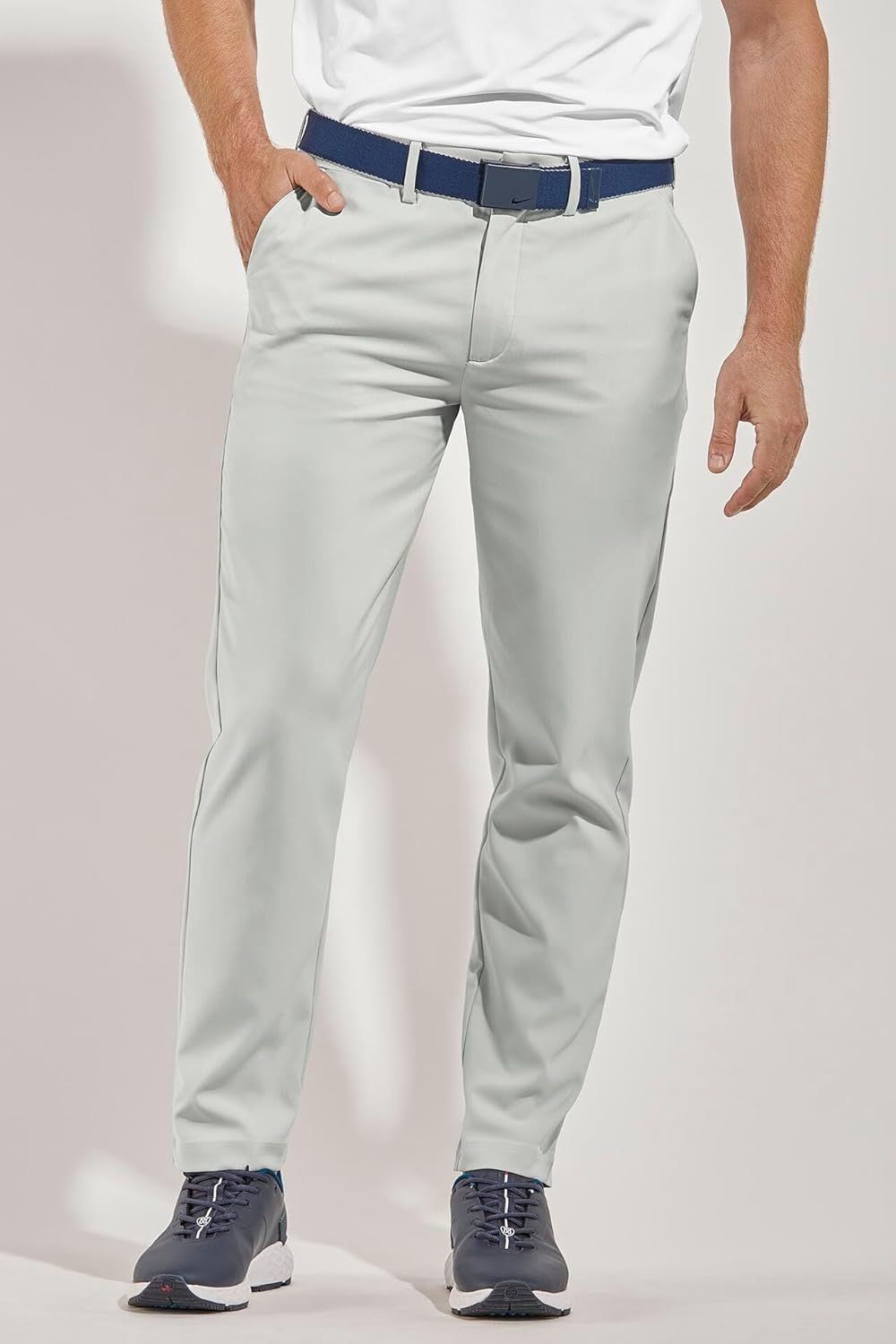 Men's Golf Pants - UPF 50+ Sun Protection - Flaig in Sand Grey