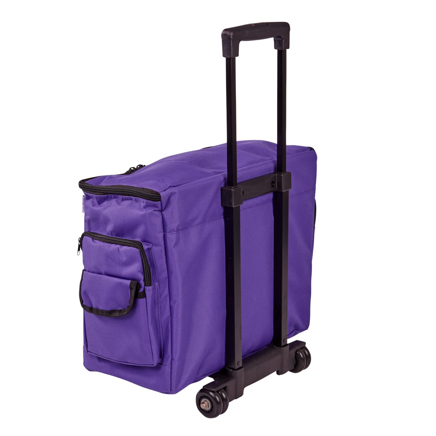 Trolley Per Macchina Da Cucire | 63x43x30 Cm | Tessuto Resistente Blu Navy | Ruote - Foto 10
