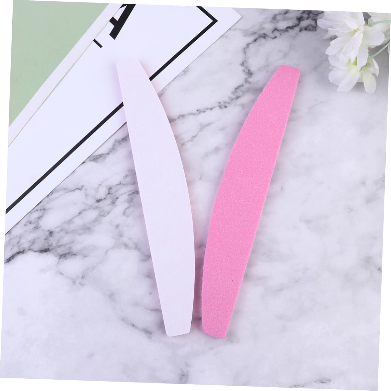 FRCOLOR 3sets Limette Per Unghie Bifacciali Con Adesivo Strumento Per Manicure e Finitura Per Unghie e Artificiali Resistente e Facile Usare
