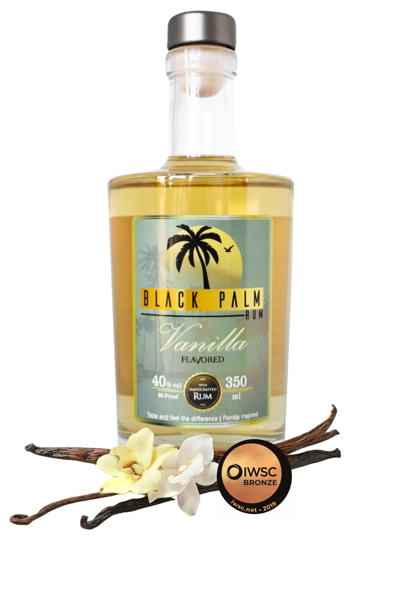 Black Palm Rum - Vanilla | handcrafted 40% vol. (0,35 L)