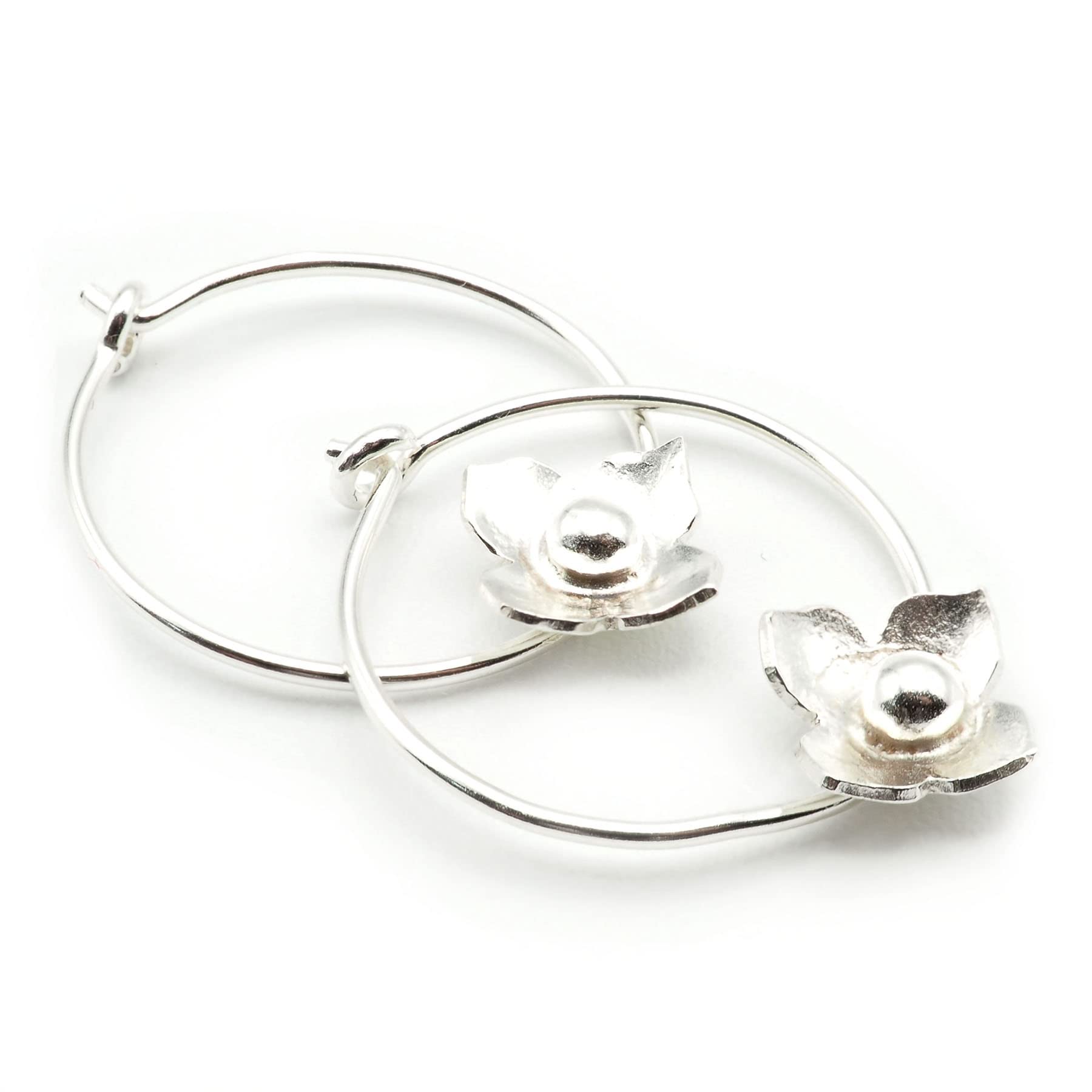 Pendientes Flor del Bosque en Plata 925