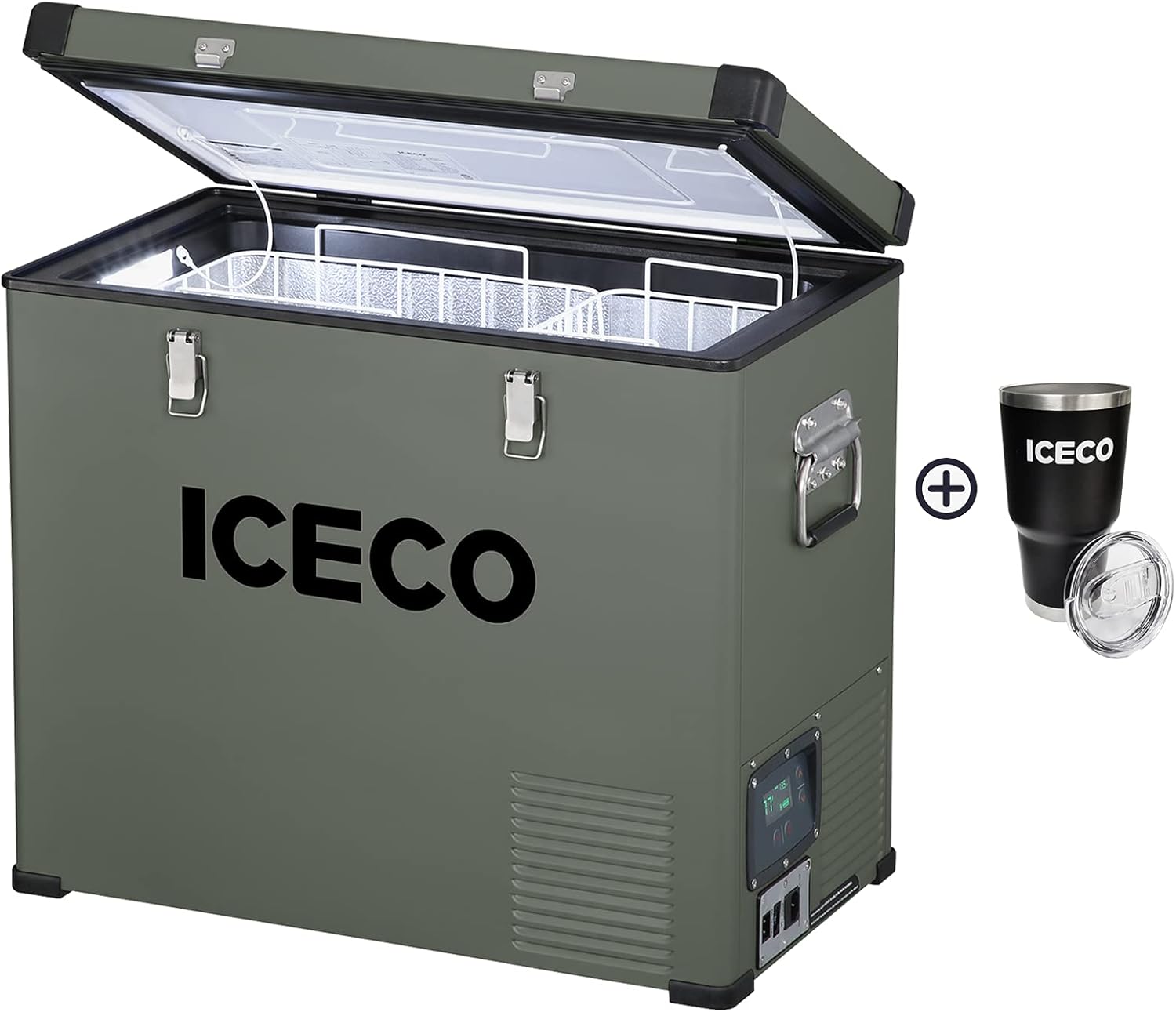 ICECO VL60 63 Quart Portable Freezer Car Refrigerator with