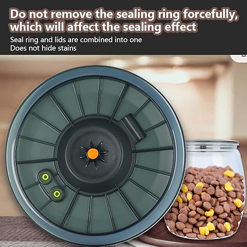 Miniatura 7 de SunnyPro Sellador al vacío hermético contenedores de almacenamiento de alimentos con tapas reutilizables herméticos con bomba de vacío ideal para