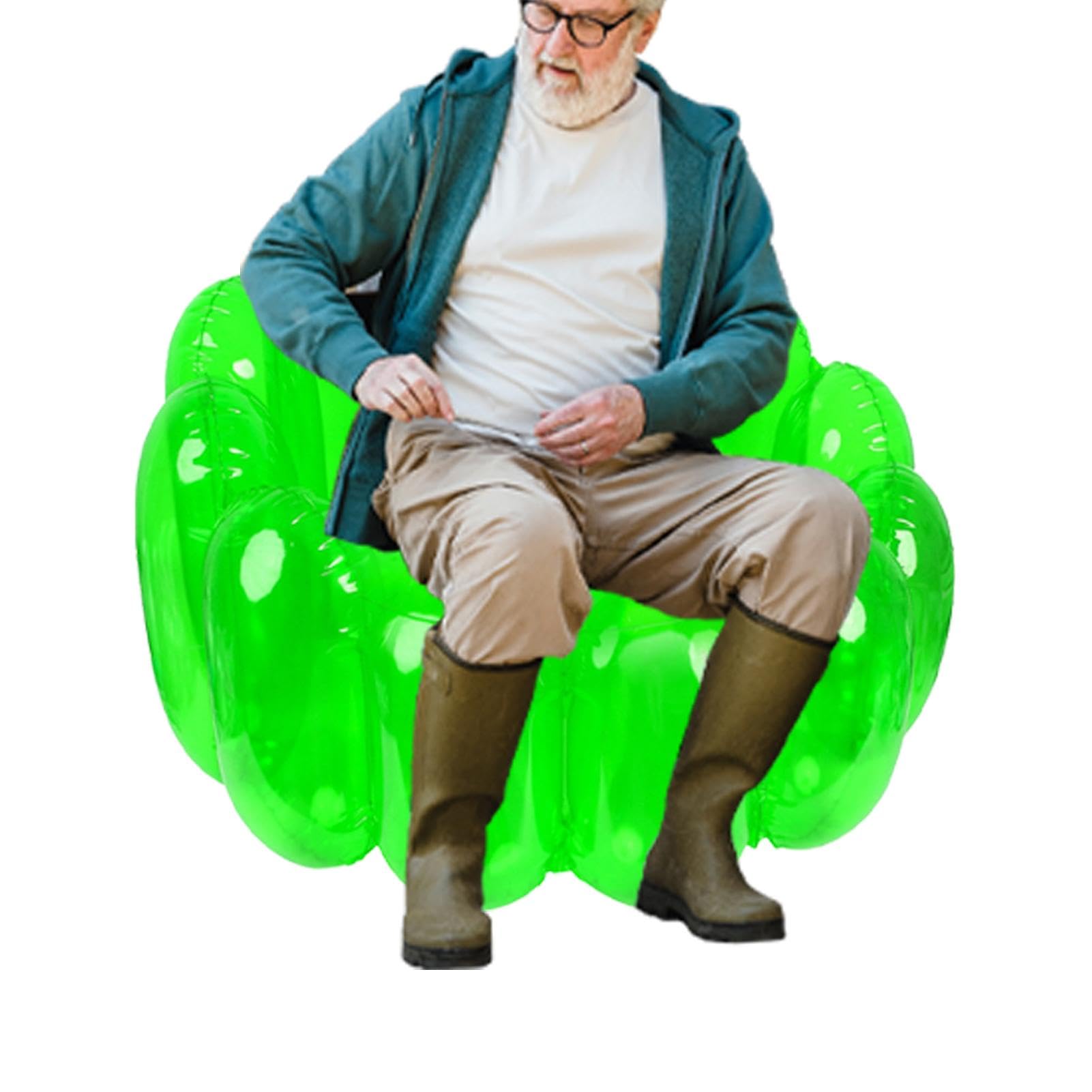 Amazon.co.jp: 透明インフレータブルラウンジチェア クリアPVC