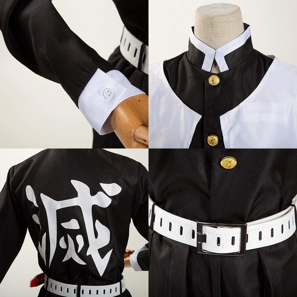 [OLRIK] 鬼滅の刃 煉獄杏寿郎 コスプレ衣装 衣装 イベント仮装 コスチューム ウィッグ付き 学園祭 文化祭 忘年会 変装 舞台衣装 ハロウィン コスプレ イベント 仮装 ステージ服