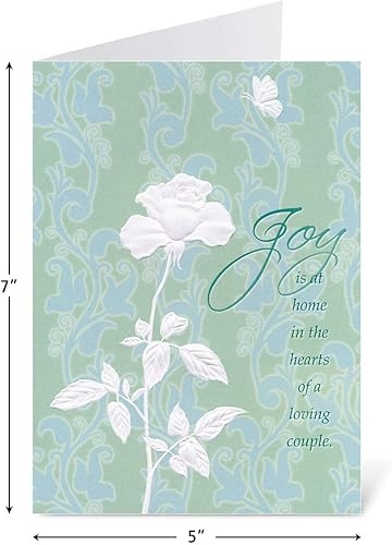 Miniatura 6 de Current Juego de tarjetas de felicitación de aniversario en relieve de lujo, paquete económico de 16 tarjetas con sobres blancos, 8 diseños, surtido