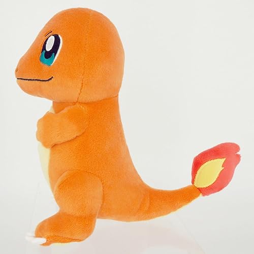 Miniatura 3 de Sanei, Charmander de peluche relleno de felpa, serie All Star PP18, 6.5 pulgadas