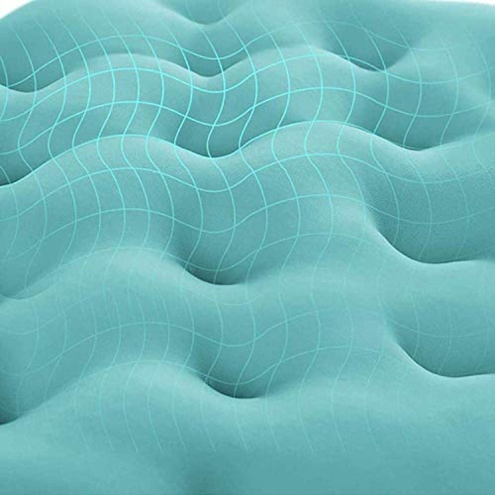 Generisch Badekissen für die Badewanne - extragroßes Ganzkörperkissen mit Rutschfester Matte und superdicken 3D-Netzschichten zur Rückenunterstützung - ideal für Entspannung und Komfort