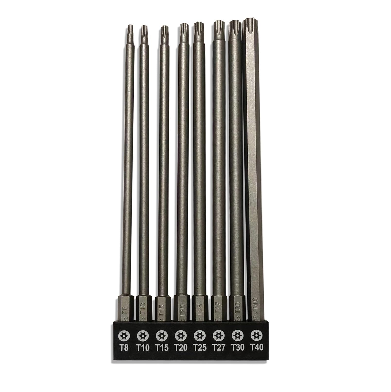 aiyun 8-Piece Security Bit Set Shark Vacuum Screwdriver Bits (150mm Length)