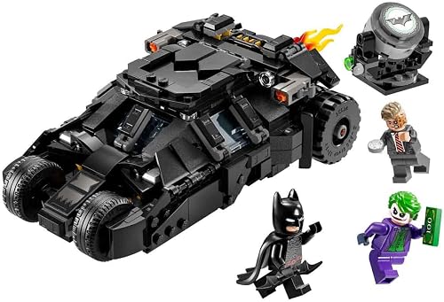 LEGO DC Batman: Batman Tumbler vs. Two-Face & The Joker - Batmobile Car Toy with 3 Minifigures - Super Hero Set - Gift for 8 Plus Year Old Boys, Girls and Dark Knight Fans 76303 - 4