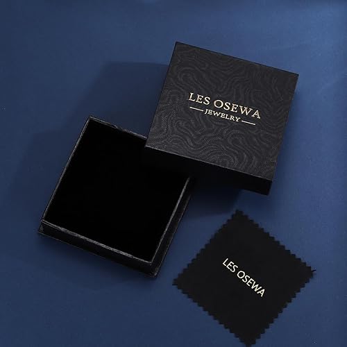 Miniatura 7 de LES OSEWA Collar de brújula para hombre, plata de ley, con colgante de brújula negra, collar de viaje, brújula, joyería inspiradora de graduación