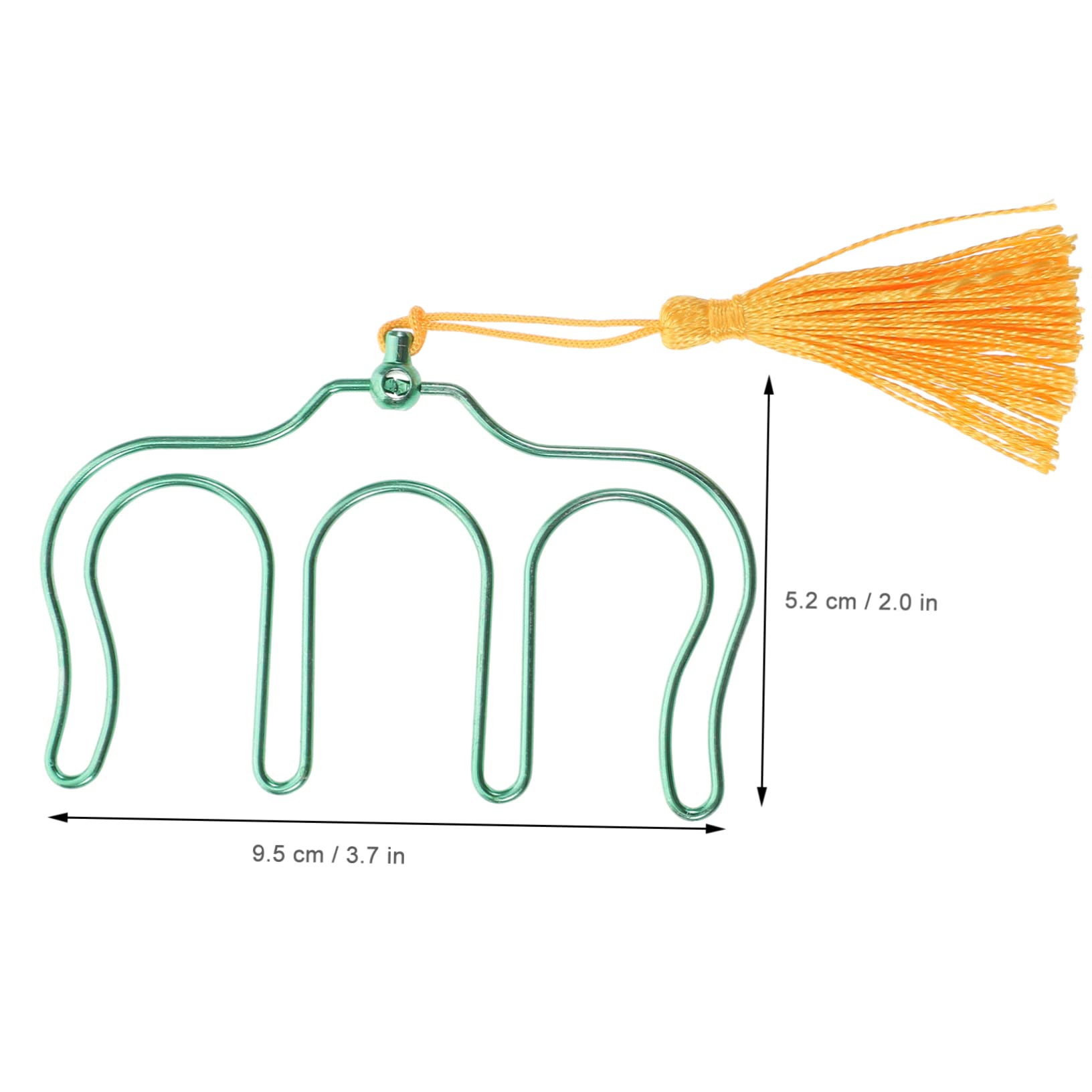 ibasenice 8pezzi Clip Per Spartiti Musicali Con Pendenti Tulle Supporto Per Libri Musicali Clip Per Pagina Di Musica Per Pianoforte e Chitarra