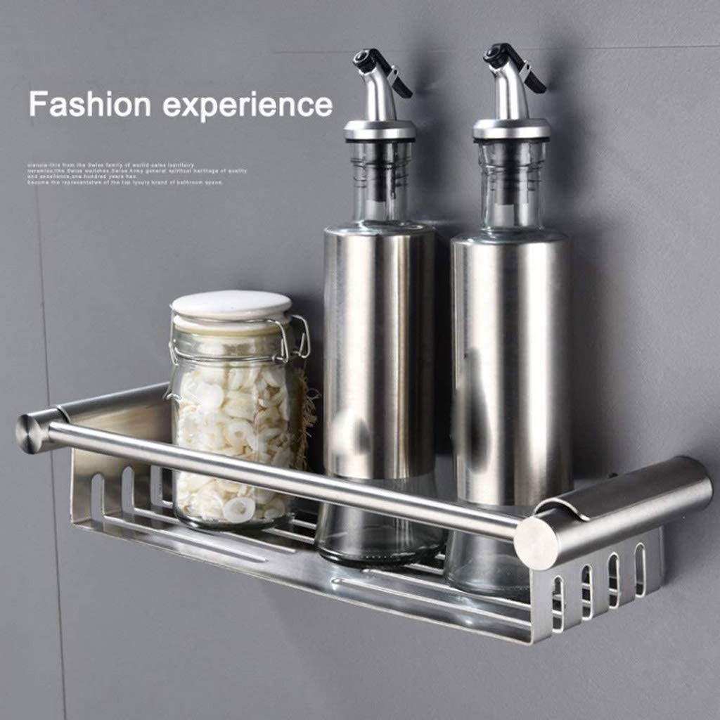 Exquisitos estantes de baño Baño, estantes de baño de acero inoxidable Estantes de pared extraíbles y lavables Estantes de cocina Artículos de tocador de baño Estante de almacenamiento colgante