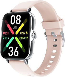 Smart Bracelet, Smart Watch Blood Sugar Men, blood Glucose Sugar Smart Watch Ecg+ppg Hrv Heart Rate Temperature Sp02 Blood Pressure Sleep Mornitor smart Watch Make Answer Call,Pink
