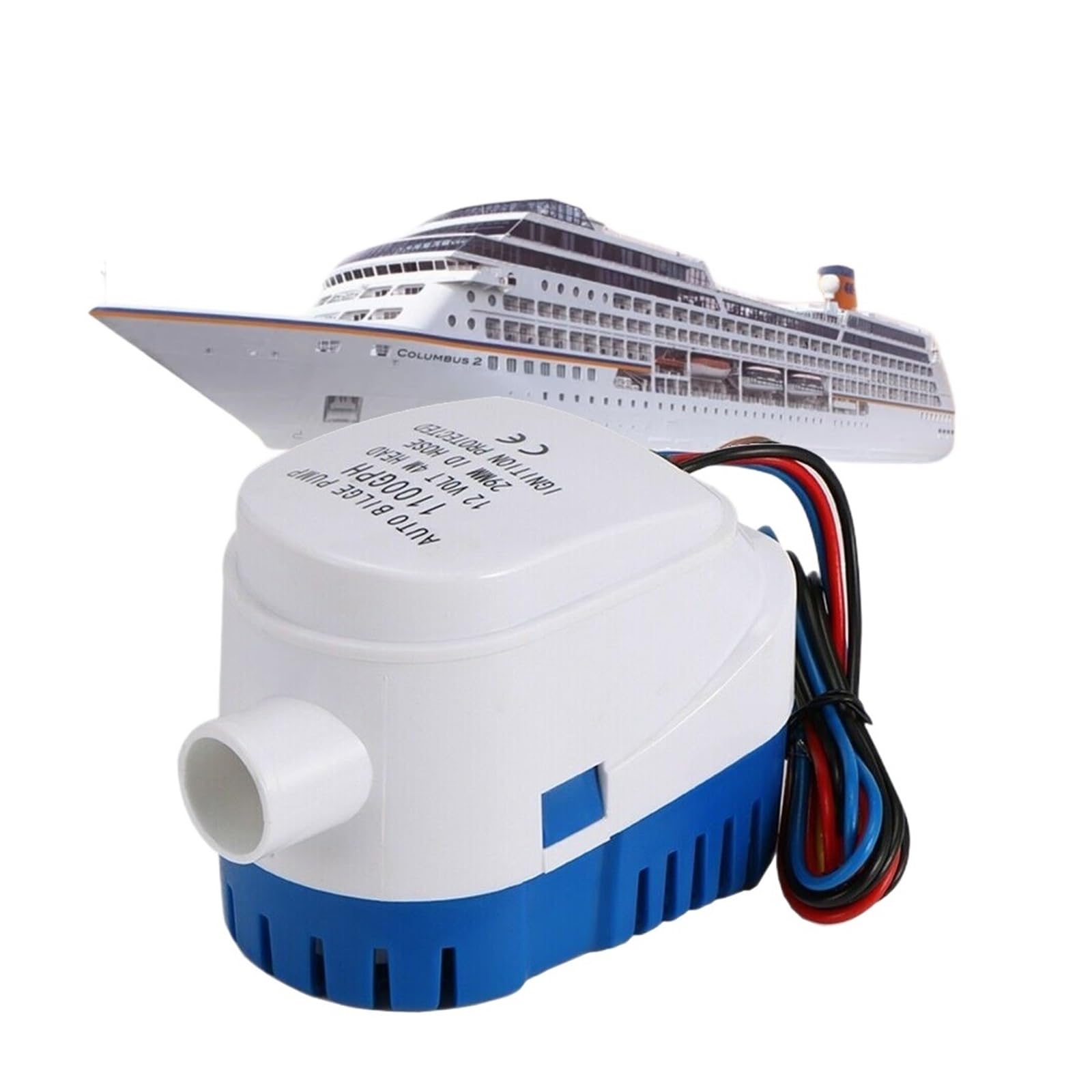 Pompa di sentina 1pc 12V 1100GPH Acqua for barche automatica
