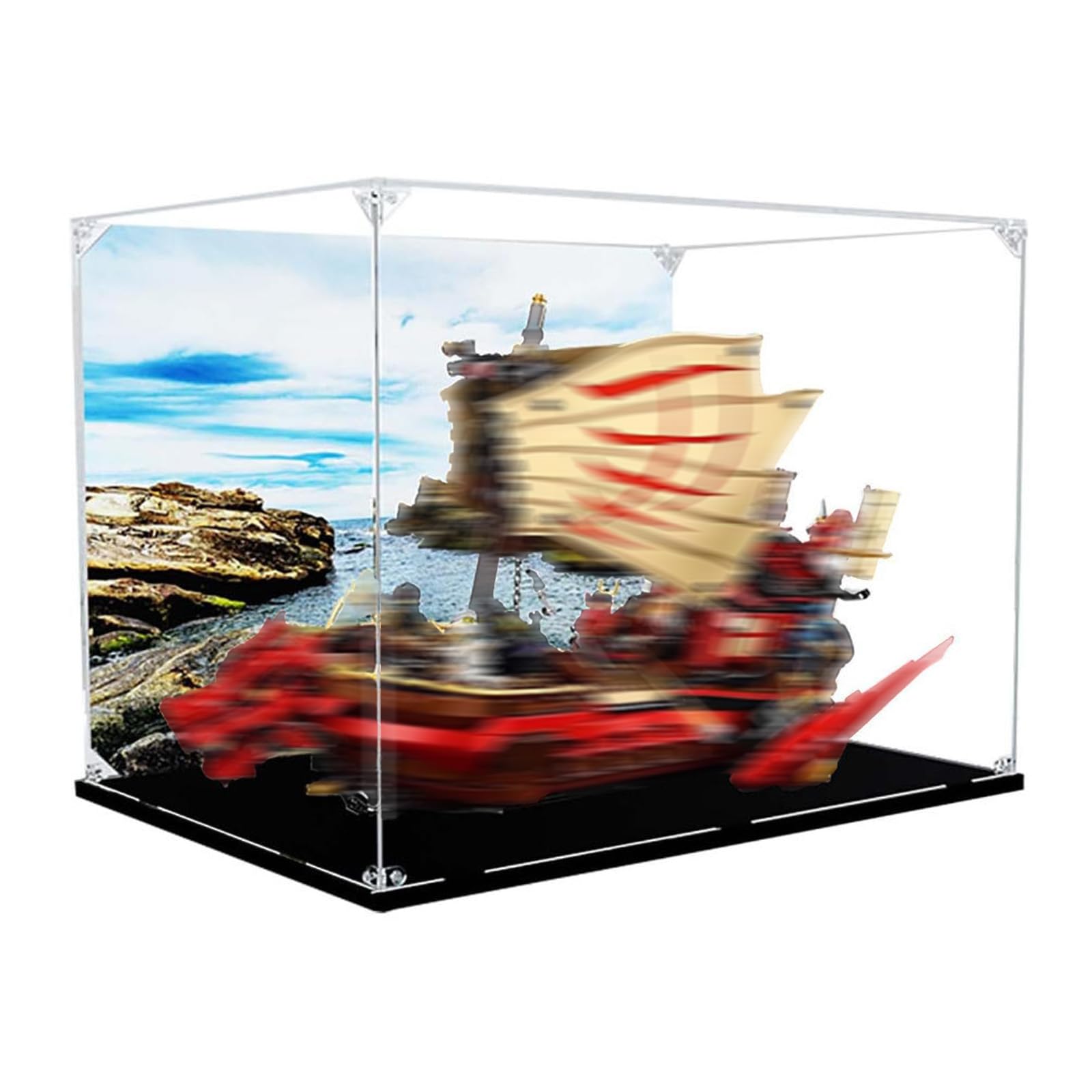 Acrylic Display Case for Lego 71705 Ship (Background-1)