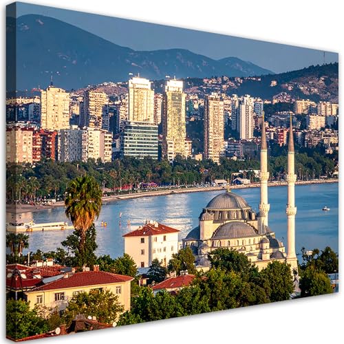 Feeby - Tableaux - Deco Tableau Murale - Ville Istanbul Turquie - 30x20 1partie - Pour la Chambre et le Salon - Pour Chaque Pièce de Votre Appartement -...