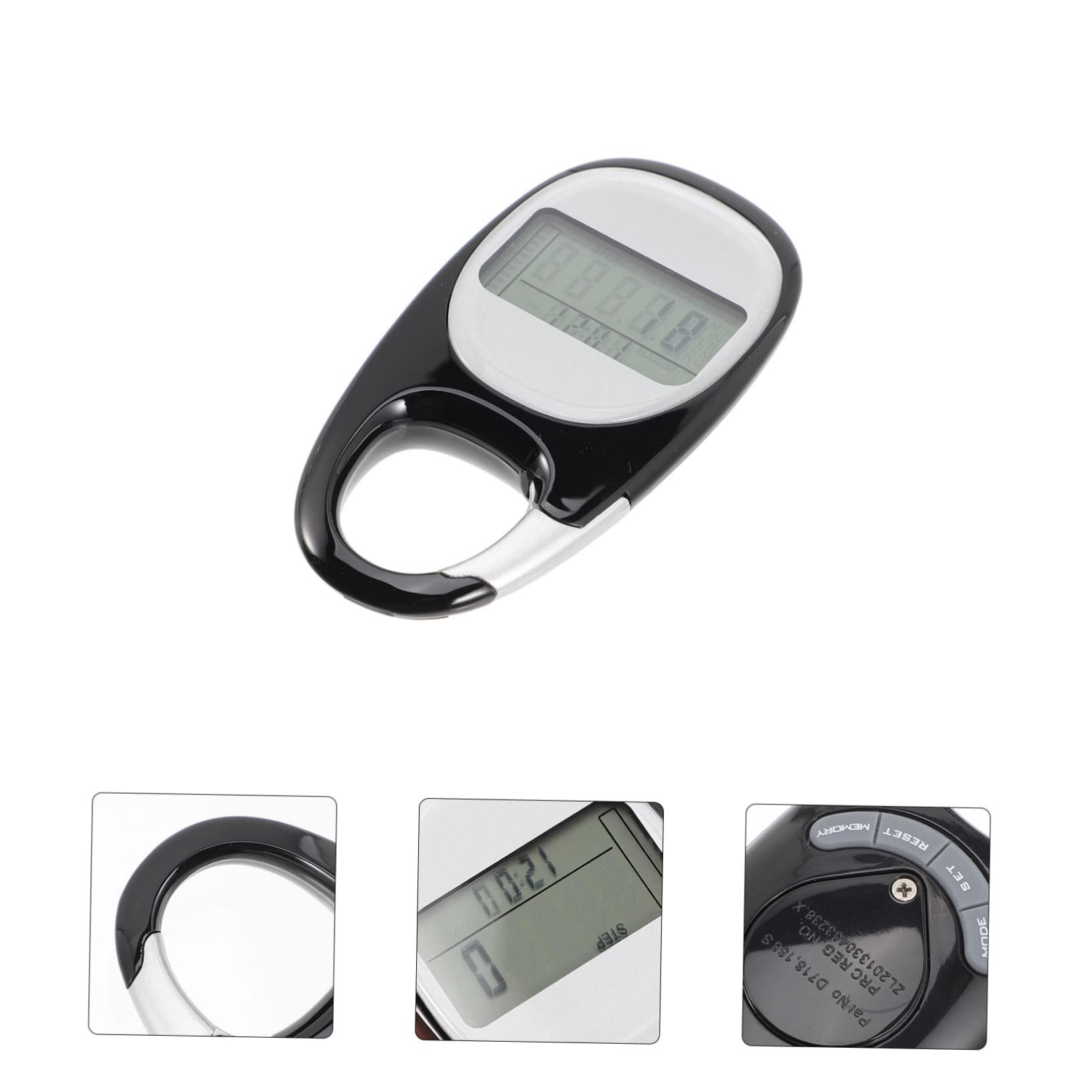 TOYANDONA Compteur de Multifonctionnel Portable Podomètre Professionnel pour Randonnée Activités Facile à Utiliser