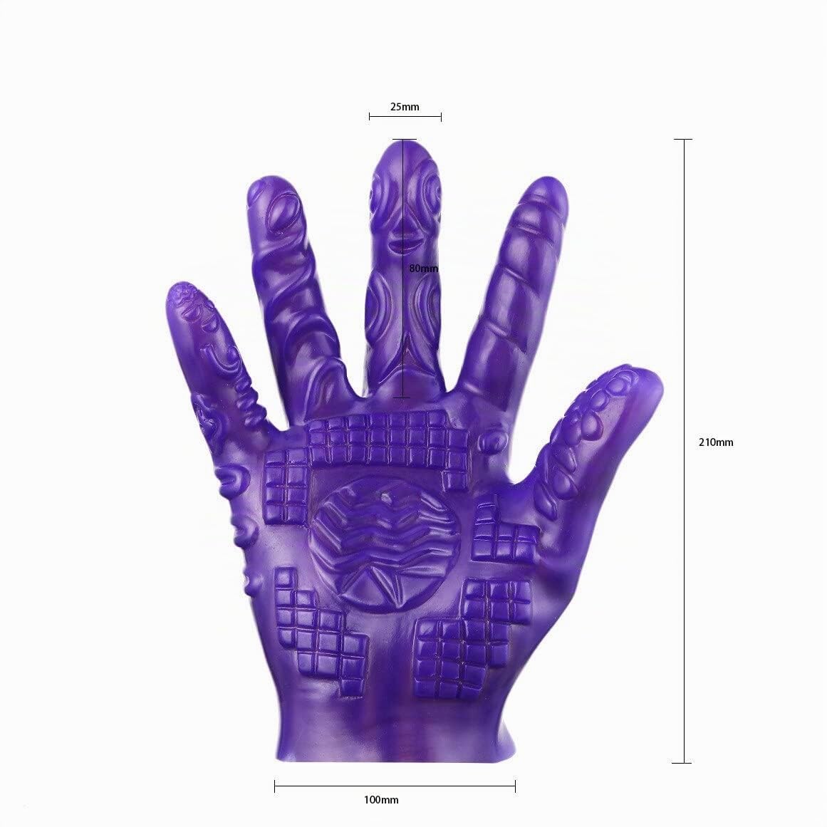Plug Anale Silicone Doigt Anal Jouets Couples Érotique Anus Gants Dilatateur G-spot Stimulation Butt Soft Plug (Style A Violet 1 PCS)
