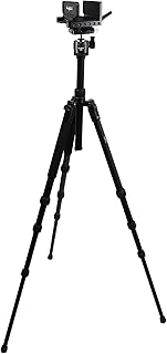HUNTPAL 3-in-1 Hunting Tripod Shooting Stick Gun Rifle Rest with Ball Head and Gun Rifle Clamp - HUNTPAL