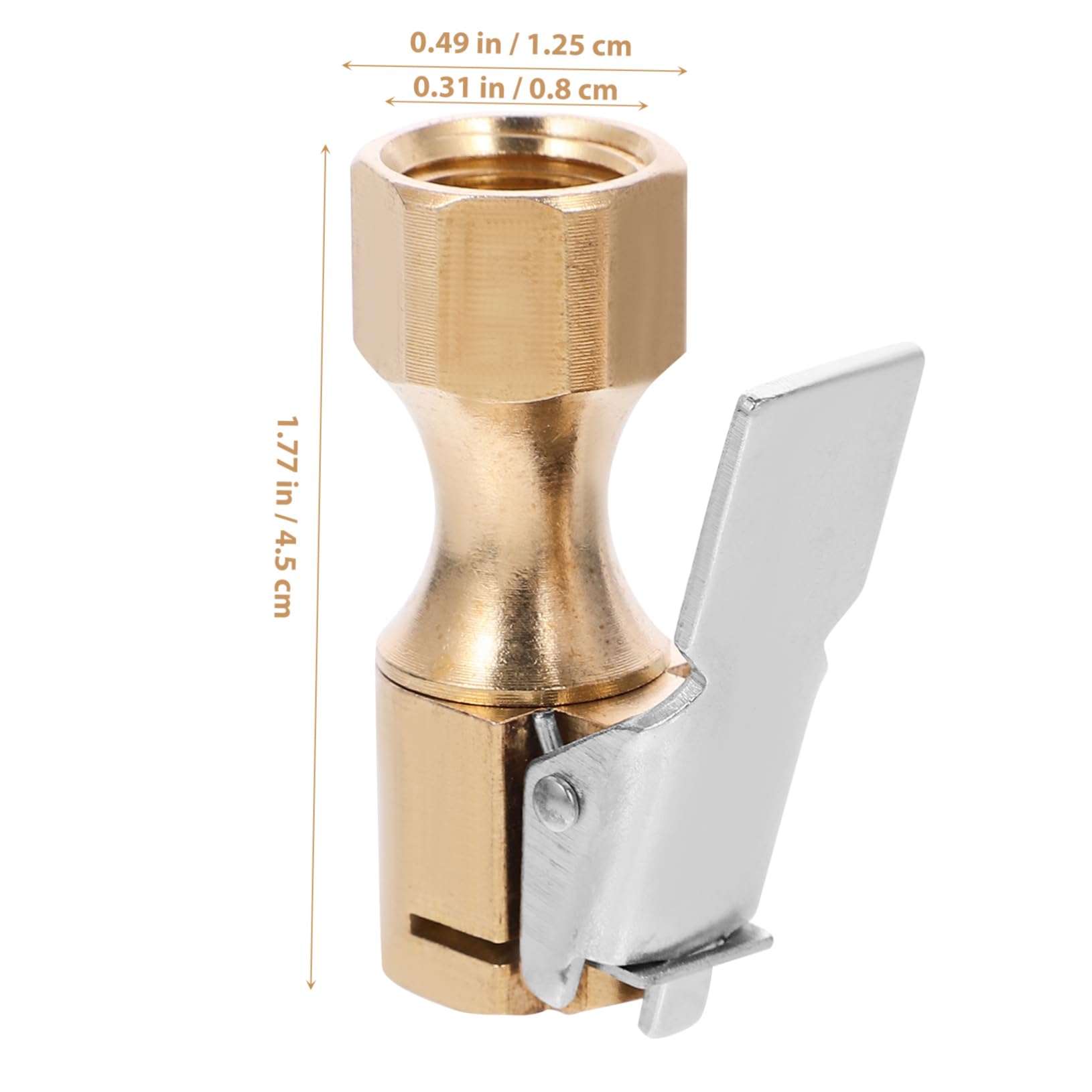 Alipis Tire Locking Air Chuck Car Tire Accessories Quick Connect Chuck for Air Compressor