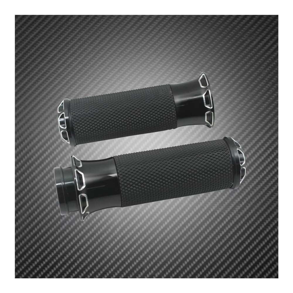 PuñOs Manillar Motocicleta Puños De Motocicleta Negro 1"para para Breakout para Road para King para FLHX Empuñaduras Modelo Electrónico Accesorios Aluminio