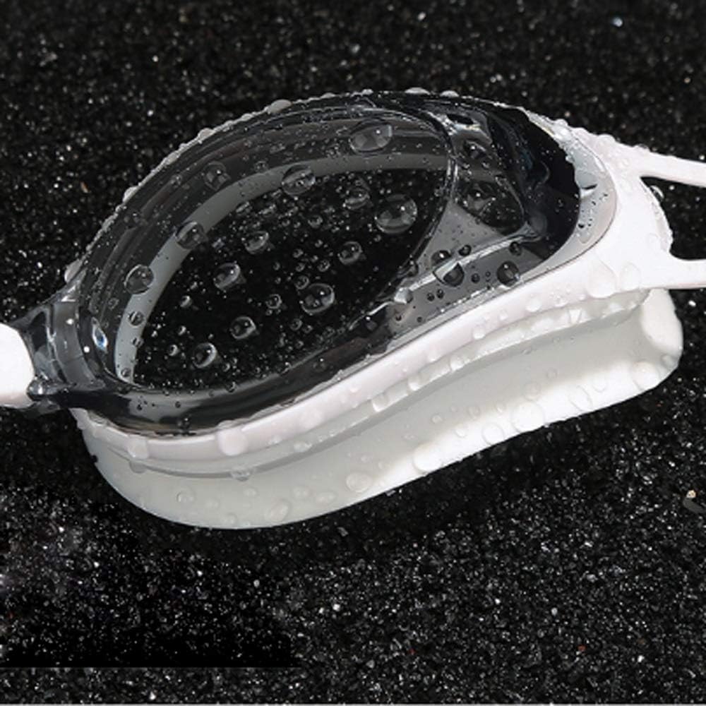 Swim Goggles,Adjustable Swimming,Anti-Fog UV Protection Glasses for Unisex Adult Men Women Youth Kids Child