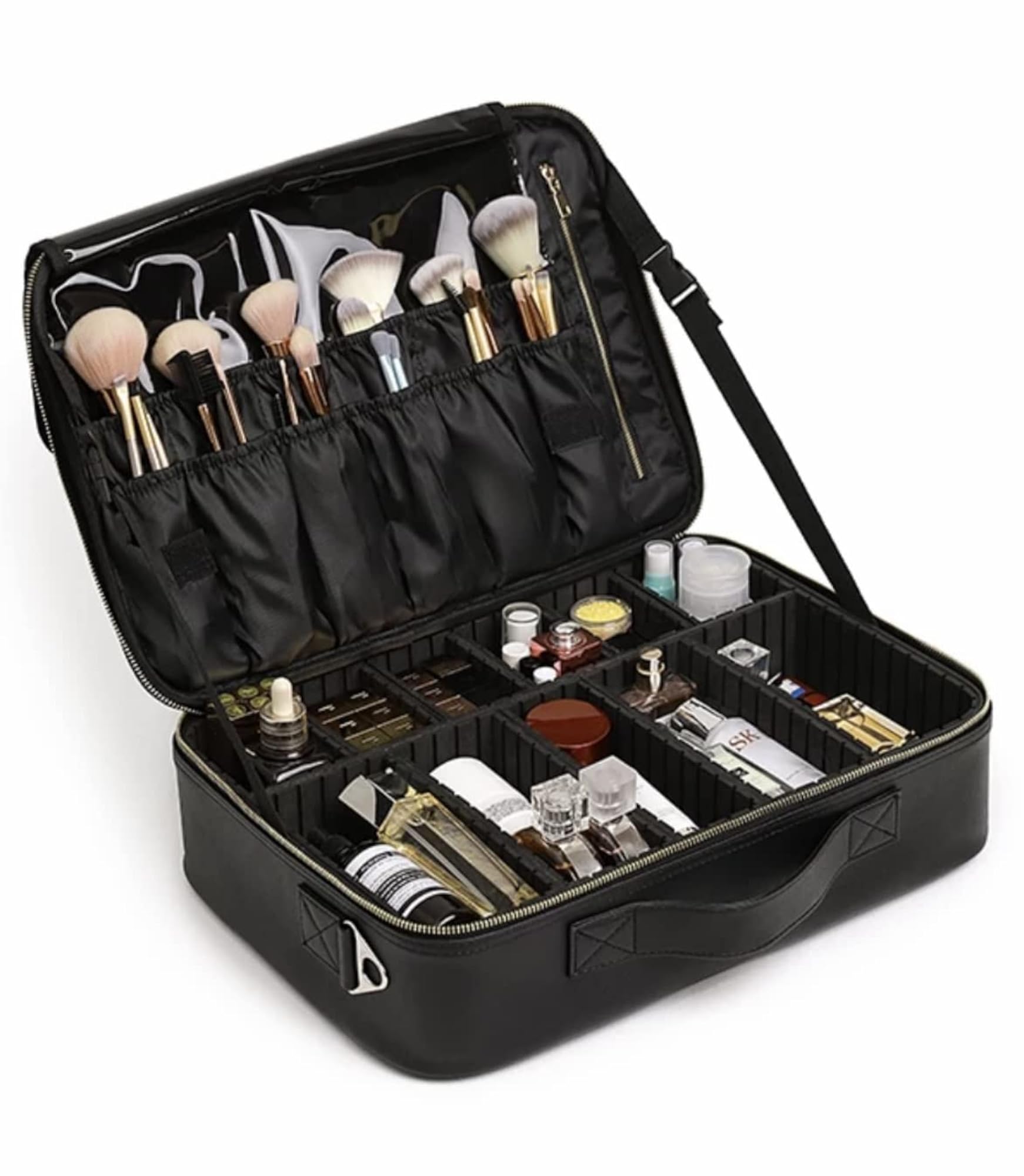 Professional Large Makeup Case Cosmetic Train Case