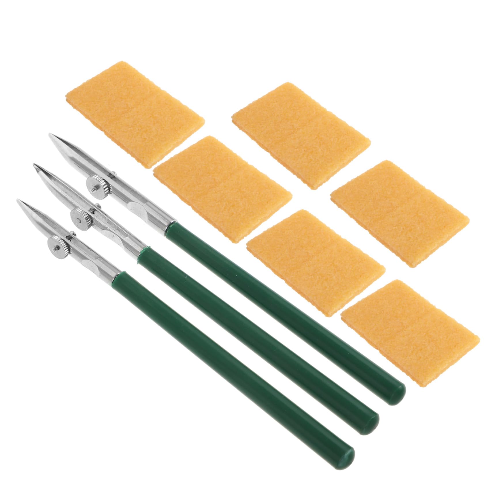 Tofficu 4 Sätze Linearer Entenschnabelstift Wieder Auffüllbar Whiteboard-marker Weißer Markierungsstift Pilotenstift Whiteboardstift Textmarker Aufkleber Punkt Green Rohgummi Aus Metall