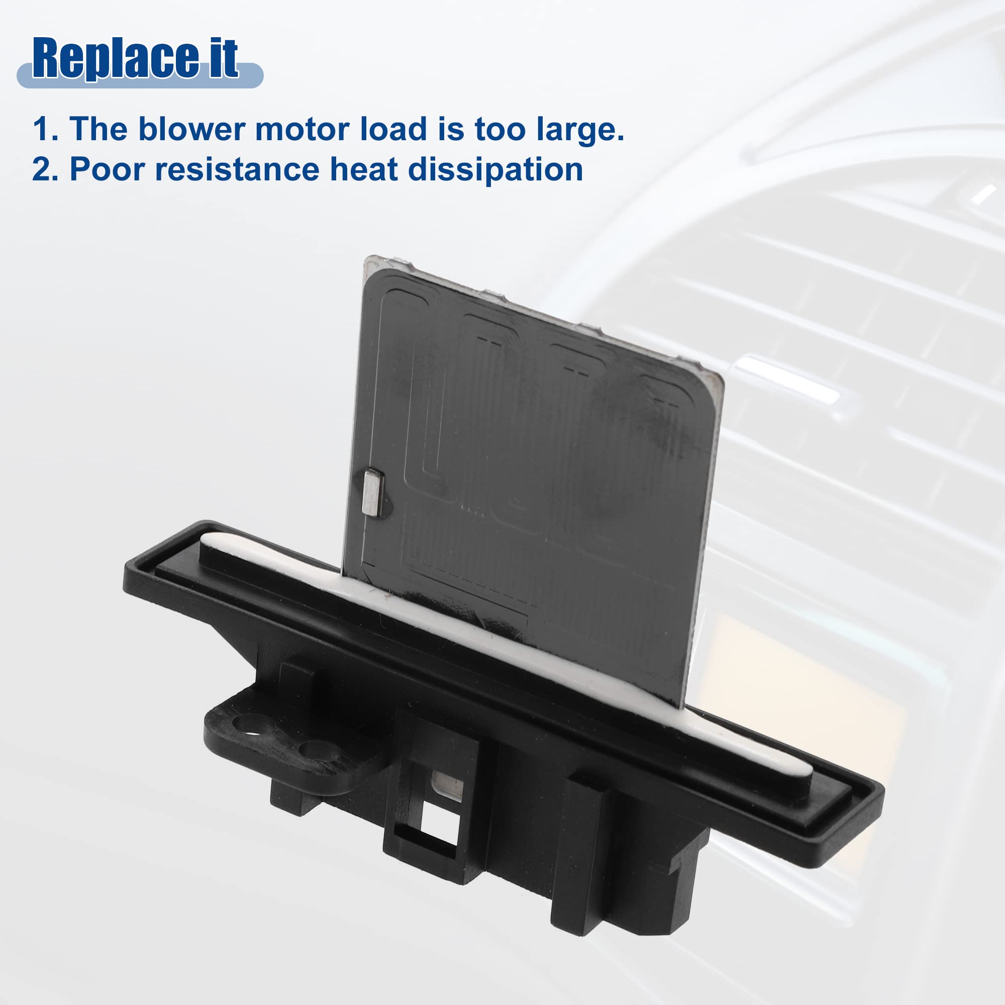 ACROPIX HVAC Blower Motor Resistor Replacement For Nissan Sentra, Frontier, Xterra, 200SX (1995-2004) – Pack Of 1, Black