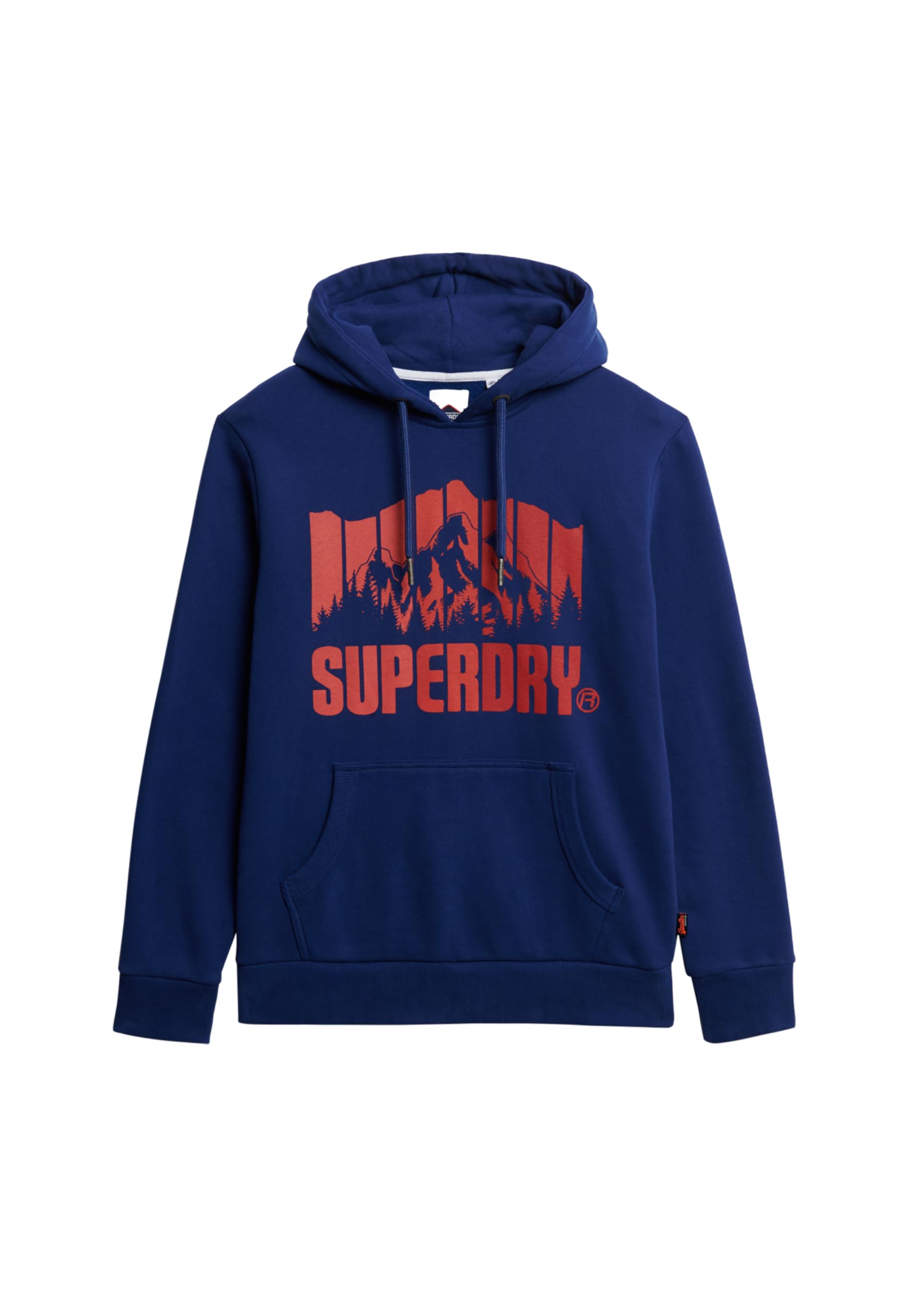 Superdry Męska bluza z kapturem z motywem tęczy