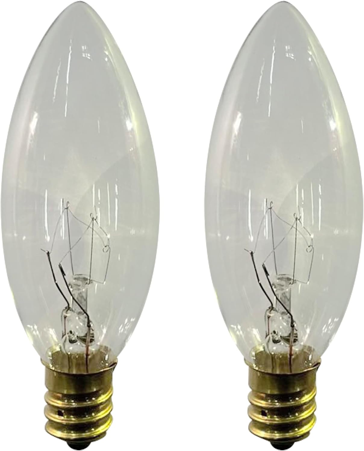 Brite Star Bulbs Candle Replacement (2 Pack), Clear Home