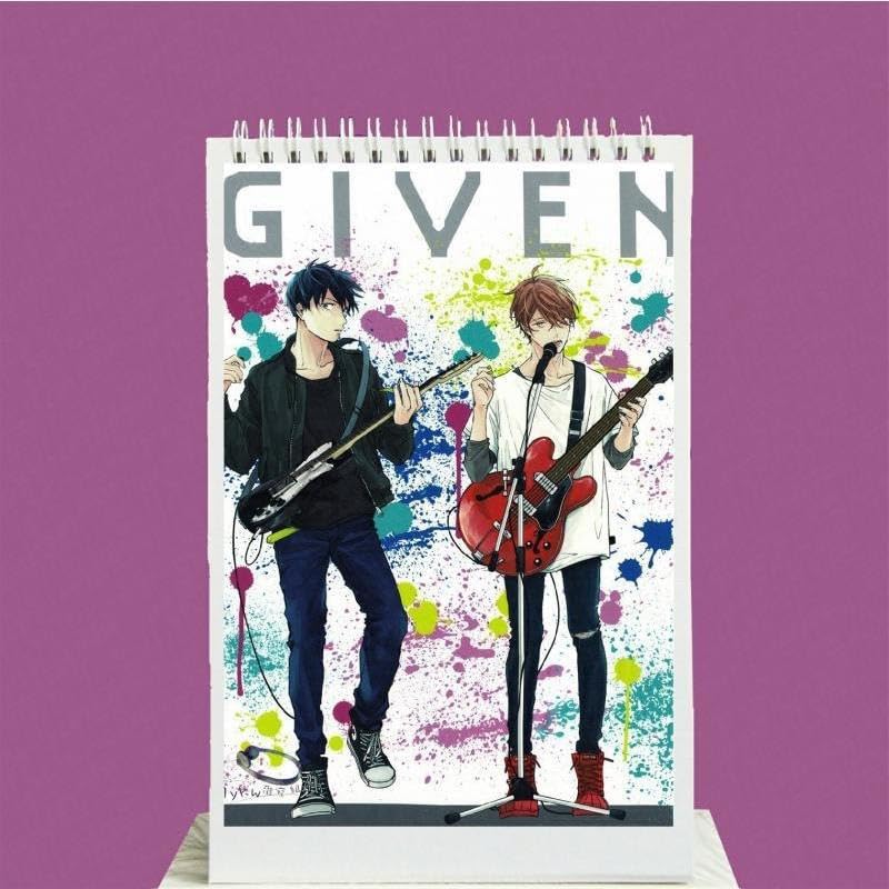 Amazon.co.jp: ギヴン カレンダー 2025年 卓上カレンダー 佐藤真冬
