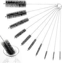 CATOR Bottle Brush, 13 Pcs Cleaning Brush Set Multipurpose Bottle Brush for Pipe, Keyboard, Test Tube, Kettle Mouth, Sink, Bottles, Coffee Machine, etc
