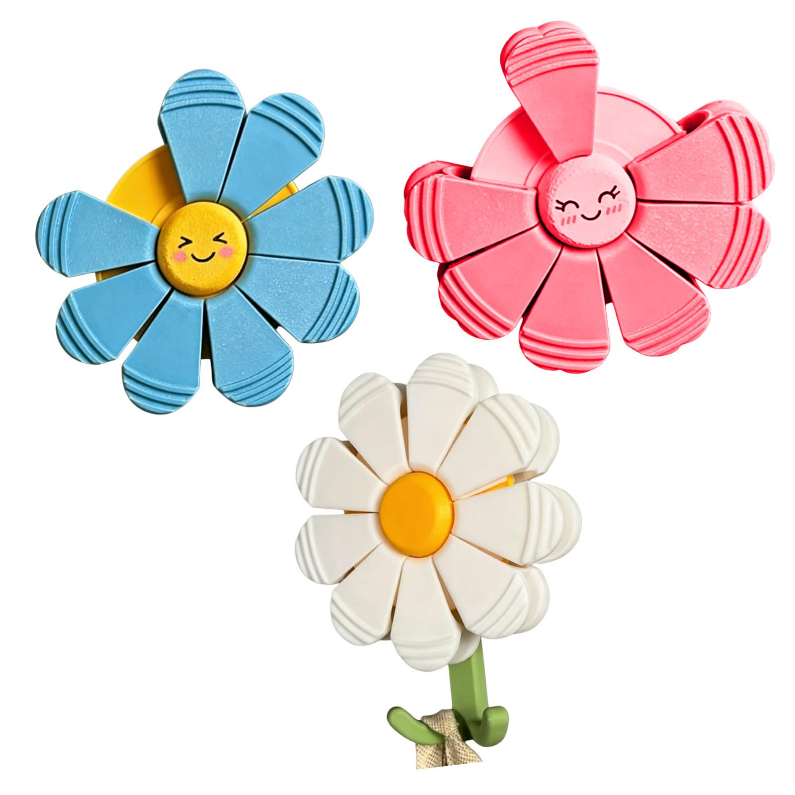 VKCMNWE Detachable Decorative Flower Shaped Snacks Bag Sealing Clip Practical Magnetic Fasteners for Kitchen or Workspaces Fridge Storage Clamps