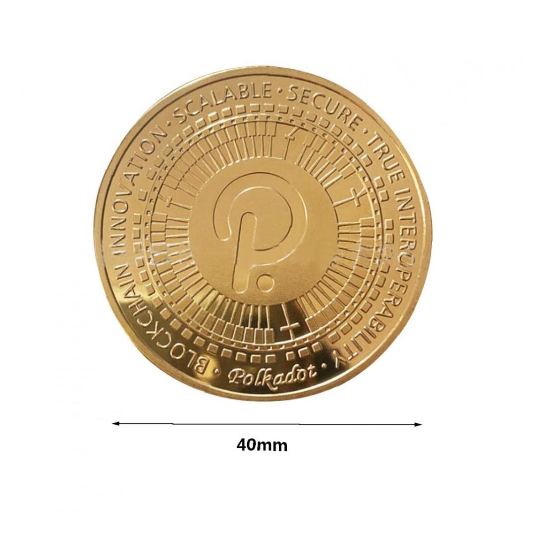 Gold Plated Crypto Coin Cryptocurrency Blockchain Souvenir Metal  Commemorative Coin : Amazon.co.uk: Toys & Games