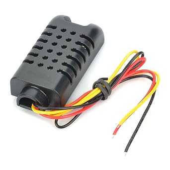 DHT21 / AM2301 Digital Capacitive Temperature & Humidity Sensor Module – Single Unit, 3.3-5 V Compatible, ABS Enclosed, Ideal for Arduino & Raspberry Pi IoT, Smart Home & Greenhouse Monitoring