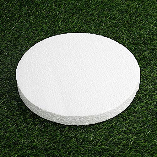 Balsa Circle 12 pcs 8-Inch White Foam Discs for Crafts DIY Kids Art Wedding Birthday Party Home Decorations Supplies