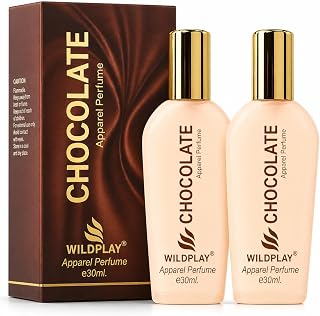 Wildplay Chocolate Apparel Perfume for Men & Women – Sweet, Warm & Inviting Unisex Fragrance with Rich Cocoa Notes, Long-L... Price In India