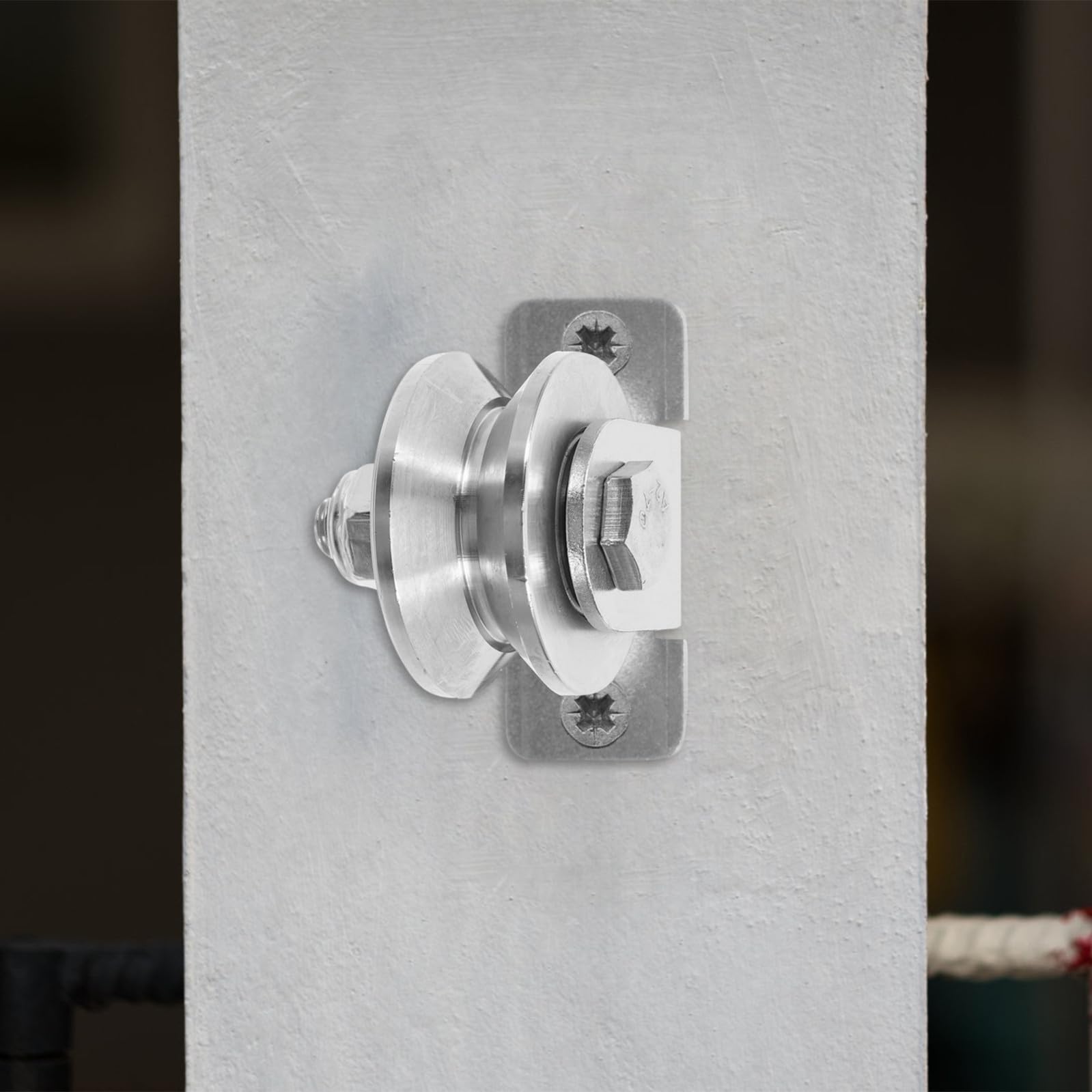 Pulegge in Acciaio Inossidabile Facile Installazione 2 Pezzi con Cuscinetti Integrati, Puleggia a V e Prestazioni Migliorate per Porte Scorrevoli per Sistemi a Carrucola
