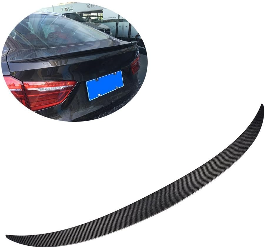 Carbon Fiber Rear Spoiler fits for BMW X6 xDrive35i xDrive50i SUV 2015-2018 Carbon Fiber Rear Trunk Lip Spoiler Tail Deck Lid Wing