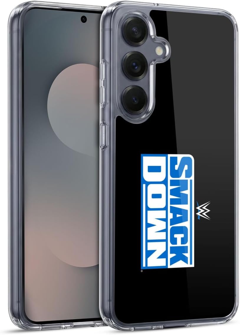 Head Case Designs Officially Licensed WWE Main TV Program Logo Gel Case [Military Grade Protection] Compatible with Samsung Galaxy S24 5G and Compatible with MagSafe