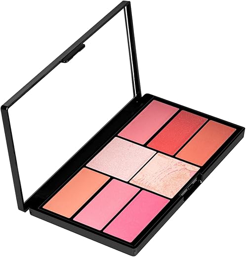 Swiss Beauty Pro Blusher & Highlighter Palette For Face Makeup | Shade-02, 18g