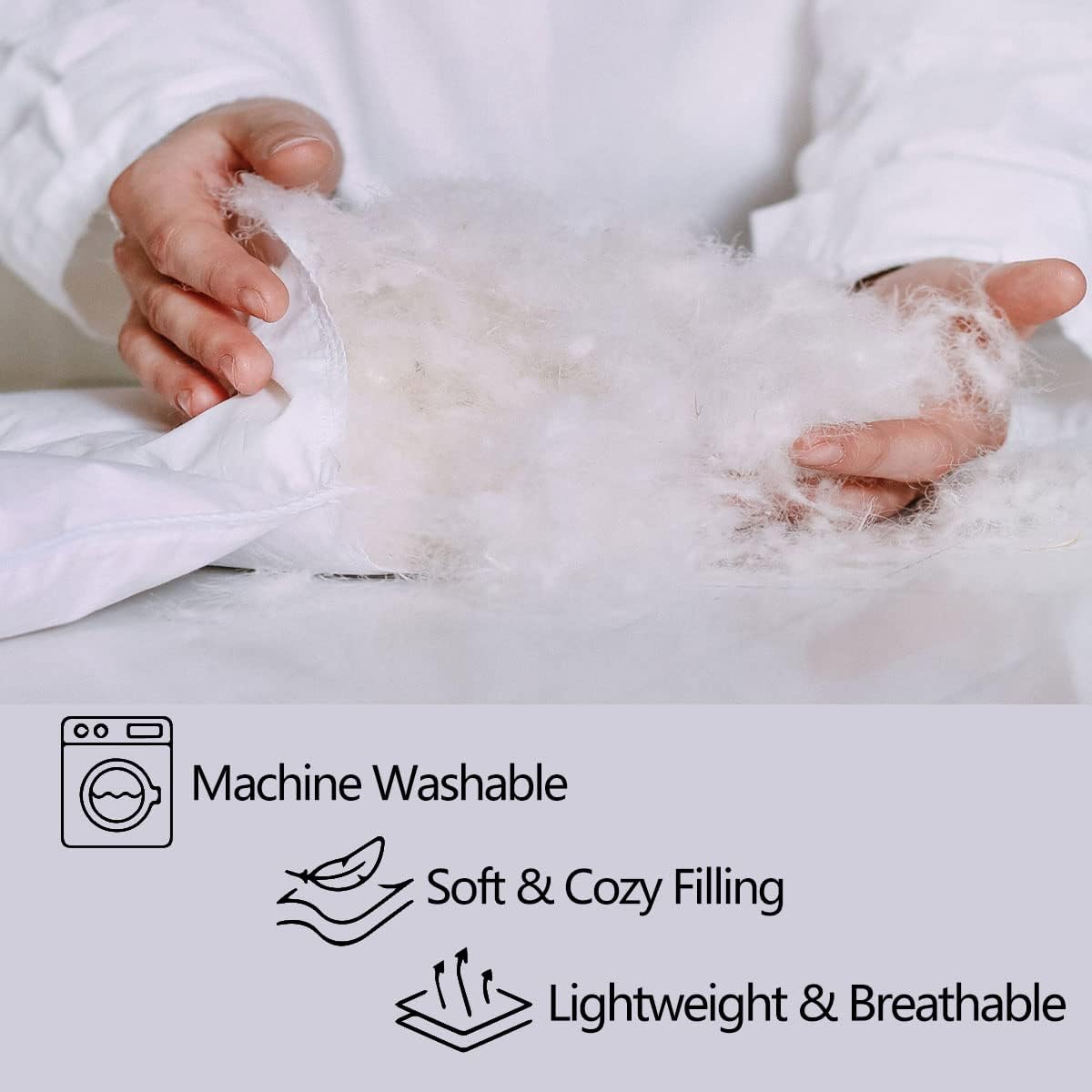 LUVIVIHOME 3PCS Rustic Cabin Comforter Set Queen Size, Farmhouse Bedding, Black Bear Deer Elk Moose Forest Animal Wildlife Hunting Country Brown Patchwork White Red Plaid Lodge Quilt, 2 Pillow Shams - Image 6